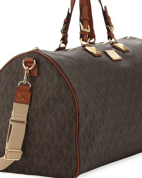 michael kors jet set travel back|Michael Kors jet set duffle.